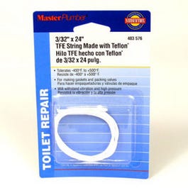 TFE String With Teflon, 3/32 x 24-In.