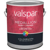 Valspar Medallion 100% Acrylic Paint & Primer Satin Exterior House Paint, White, 1 Gal.