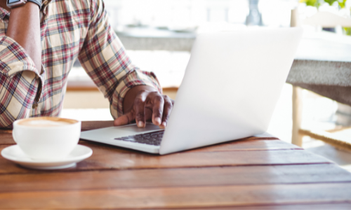 Man on laptop