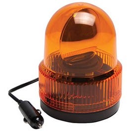 Auto Beacon Light, Rotating, Amber, 12-Volt DC