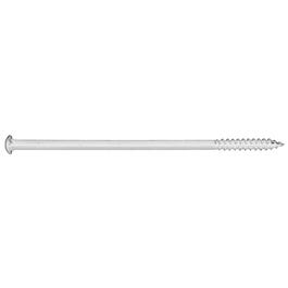 GutterTite Screws, White Ceramic, 7 x 5/16-In., 10-Pk.