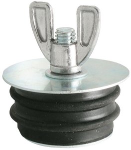 LDR Industries Test Plug, Galvanized 1/2 in.