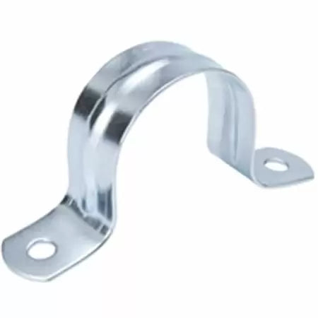 B & K Industries Galvanized Steel 2 Hole Strap 1/2