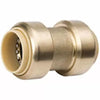 B & K Industries Brass Push-to-Connect Coupling  1/2 x 1/2