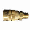 Compressor Coupler, Brass, I/M-Style, Male, 1/4-In. NPT