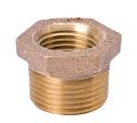 B & K Industries Hex Bushing 125# Red Brass Threaded Fittings 3/4 in. x 3/8 in.