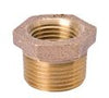 B & K Industries Hex Bushing 125# Red Brass Threaded Fittings 3/4 in. x 1/4 in.