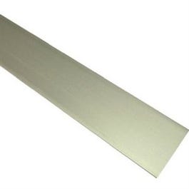 Flat Aluminum Bar, Mill Finish, 1/8 x 1.5 x 72-In.