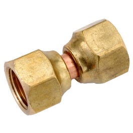 Pipe Fitting, Flare Swivel Nut, Lead-Free Brass, 3/8-In.