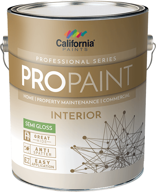 California Products ProPaint Interior Paint Semi Gloss Medium Base  1 Gallon (1 Gallon)