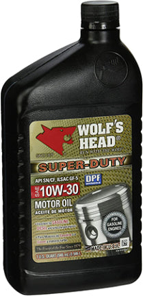 WOLFS HEAD OIL 10W30  QT