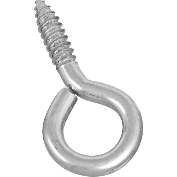 National #0 Zinc Large Screw Eye