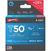 Arrow T50 Heavy-Duty Staple, 9/16 In. (1250-Pack)