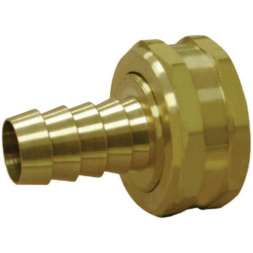 Anderson Metals 1/2 In. Barb X 3/4 In. FHT Brass Hose Swivel (1/2 x 3/4)