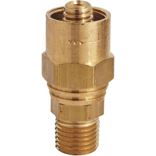 Milton 5/8 In. O.D. 1/4 In. MNPT Brass Reusable Hose End