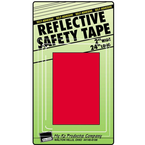 Hy-Ko 2 In. W. x 24 In. L. Red Reflective Safety Tape