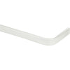 Kenney 48 In. To 86 In. 1 In. Single White Curtain Rod