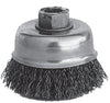 K-T Industries 3 Crimped Cup Brush 5/8-11