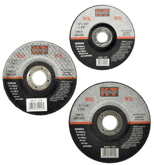 K-T Industries 4 X 1/4 X 5/8 Metal Grinding Wheel